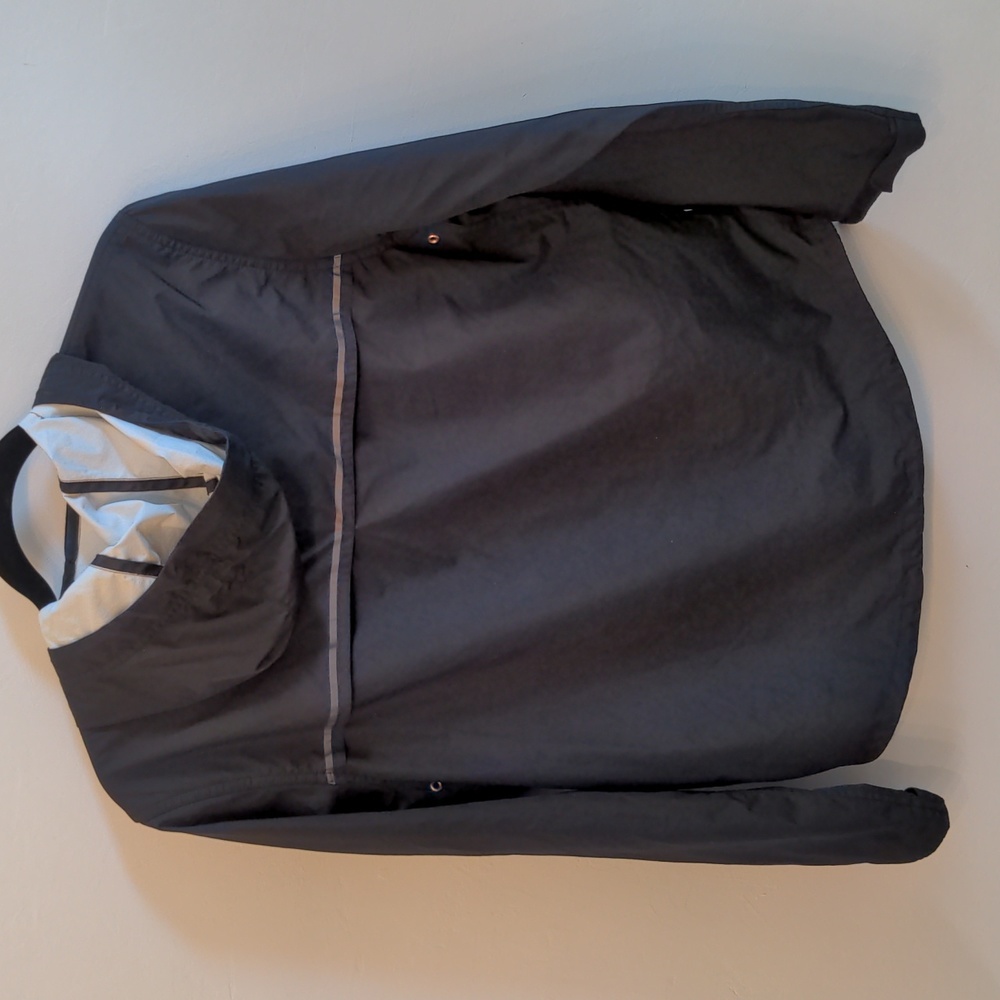 Levi's Commuter Jacket Hoodie Full Zip Up Black Reflective